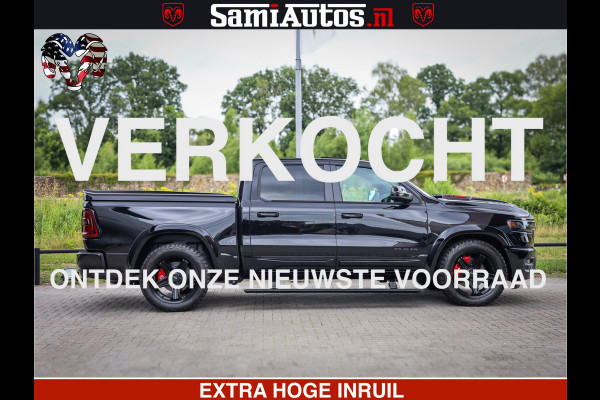 Dodge Ram 1500 Night Premium | Full Option | De Meest Luxe Pick-Up in zijn Klasse | Comfortabele Dubbele Cabine met Royale 5 Zitplaatsen | BPM vrij | Nu Leverbaar uit Voorraad | Voorraad Nr 2282 - 3332