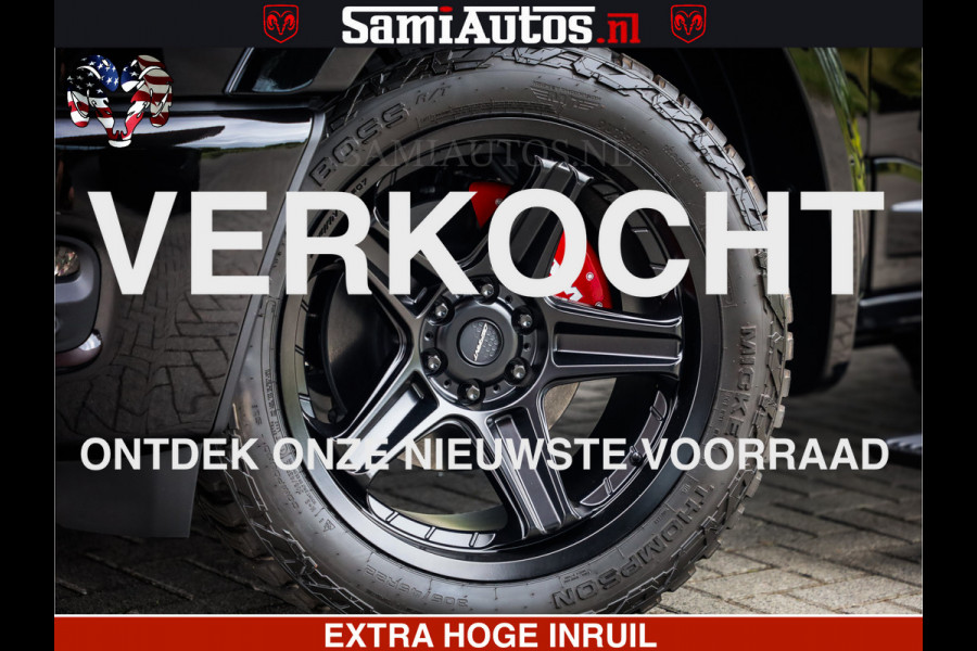 Dodge Ram 1500 Night Premium | Full Option | De Meest Luxe Pick-Up in zijn Klasse | Comfortabele Dubbele Cabine met Royale 5 Zitplaatsen | BPM vrij | Nu Leverbaar uit Voorraad | Voorraad Nr 2282 - 3332