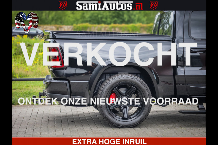Dodge Ram 1500 Night Premium | Full Option | De Meest Luxe Pick-Up in zijn Klasse | Comfortabele Dubbele Cabine met Royale 5 Zitplaatsen | BPM vrij | Nu Leverbaar uit Voorraad | Voorraad Nr 2282 - 3332
