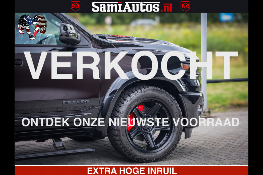 Dodge Ram 1500 Night Premium | Full Option | De Meest Luxe Pick-Up in zijn Klasse | Comfortabele Dubbele Cabine met Royale 5 Zitplaatsen | BPM vrij | Nu Leverbaar uit Voorraad | Voorraad Nr 2282 - 3332