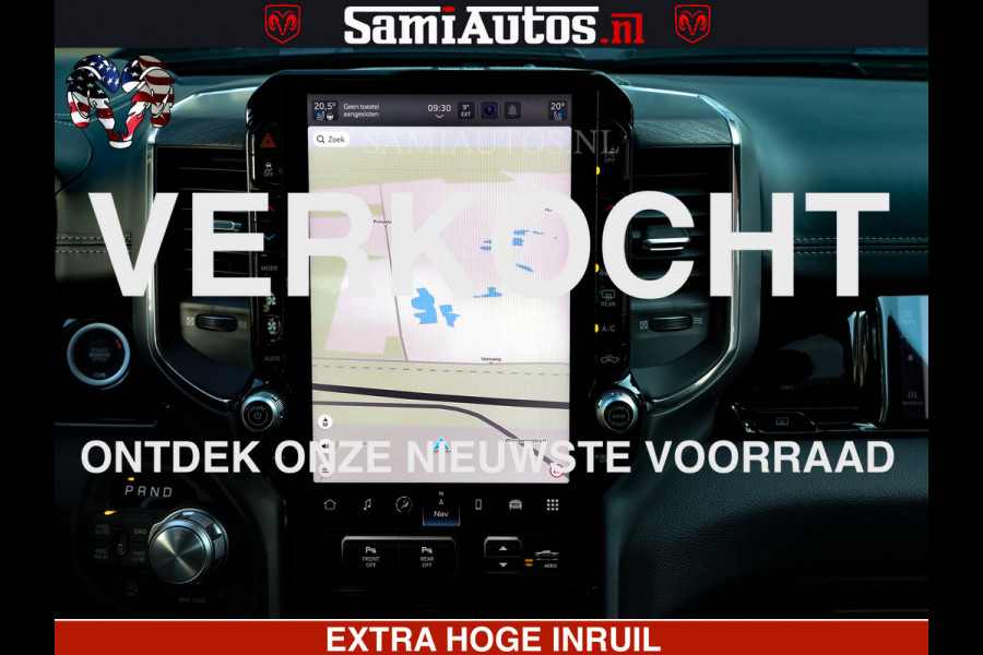 Dodge Ram 1500 Night Premium | Full Option | De Meest Luxe Pick-Up in zijn Klasse | Comfortabele Dubbele Cabine met Royale 5 Zitplaatsen | BPM vrij | Nu Leverbaar uit Voorraad | Voorraad Nr 2282 - 3332