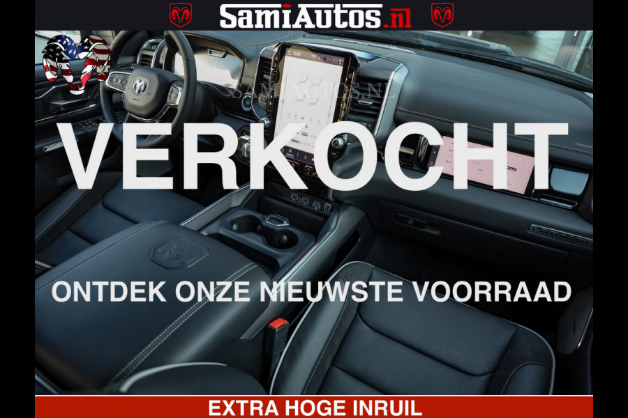 Dodge Ram 1500 Night Premium | Full Option | De Meest Luxe Pick-Up in zijn Klasse | Comfortabele Dubbele Cabine met Royale 5 Zitplaatsen | BPM vrij | Nu Leverbaar uit Voorraad | Voorraad Nr 2282 - 3332