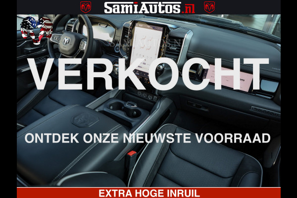 Dodge Ram 1500 Night Premium | Full Option | De Meest Luxe Pick-Up in zijn Klasse | Comfortabele Dubbele Cabine met Royale 5 Zitplaatsen | BPM vrij | Nu Leverbaar uit Voorraad | Voorraad Nr 2282 - 3332
