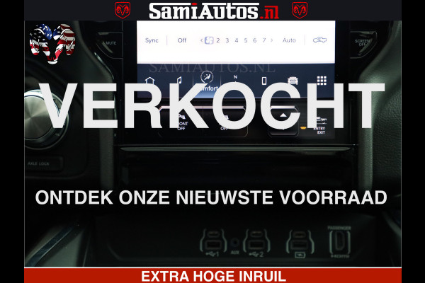 Dodge Ram 1500 Night Premium | Full Option | De Meest Luxe Pick-Up in zijn Klasse | Comfortabele Dubbele Cabine met Royale 5 Zitplaatsen | BPM vrij | Nu Leverbaar uit Voorraad | Voorraad Nr 2282 - 3332