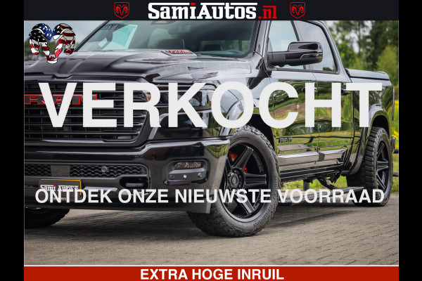 Dodge Ram 1500 Night Premium | Full Option | De Meest Luxe Pick-Up in zijn Klasse | Comfortabele Dubbele Cabine met Royale 5 Zitplaatsen | BPM vrij | Nu Leverbaar uit Voorraad | Voorraad Nr 2282 - 3332