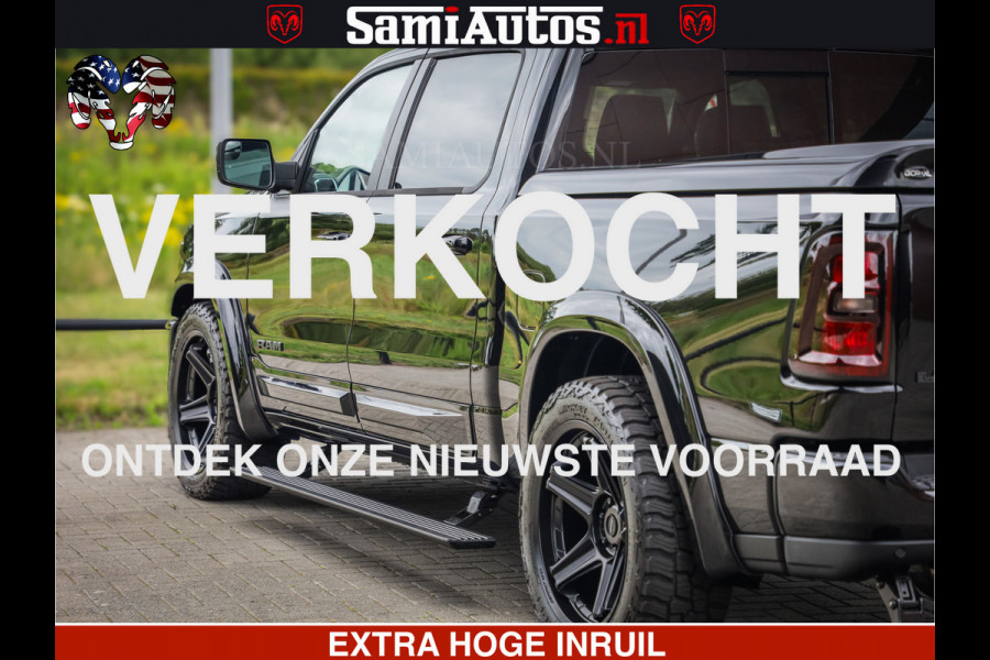 Dodge Ram 1500 Night Premium | Full Option | De Meest Luxe Pick-Up in zijn Klasse | Comfortabele Dubbele Cabine met Royale 5 Zitplaatsen | BPM vrij | Nu Leverbaar uit Voorraad | Voorraad Nr 2282 - 3332