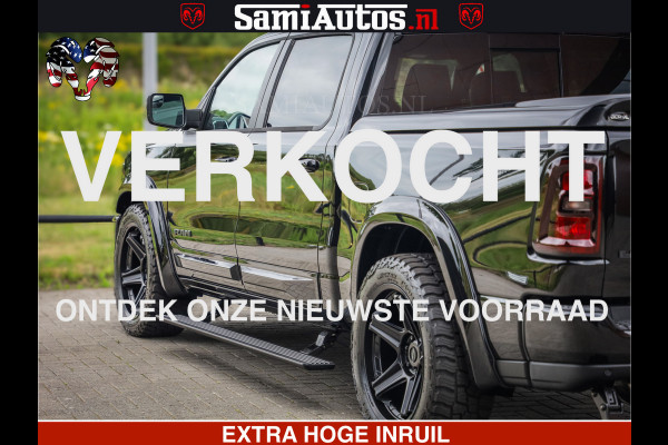 Dodge Ram 1500 Night Premium | Full Option | De Meest Luxe Pick-Up in zijn Klasse | Comfortabele Dubbele Cabine met Royale 5 Zitplaatsen | BPM vrij | Nu Leverbaar uit Voorraad | Voorraad Nr 2282 - 3332
