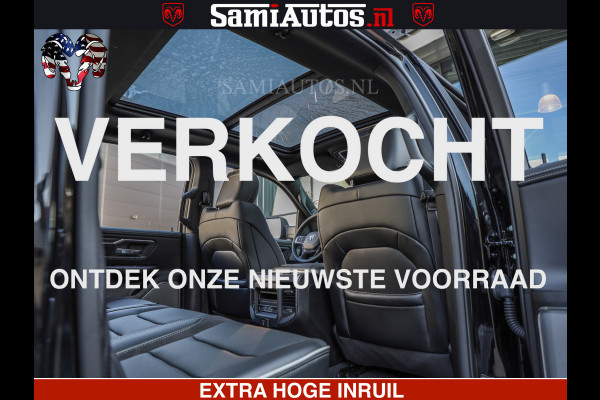 Dodge Ram 1500 Night Premium | Full Option | De Meest Luxe Pick-Up in zijn Klasse | Comfortabele Dubbele Cabine met Royale 5 Zitplaatsen | BPM vrij | Nu Leverbaar uit Voorraad | Voorraad Nr 2282 - 3332