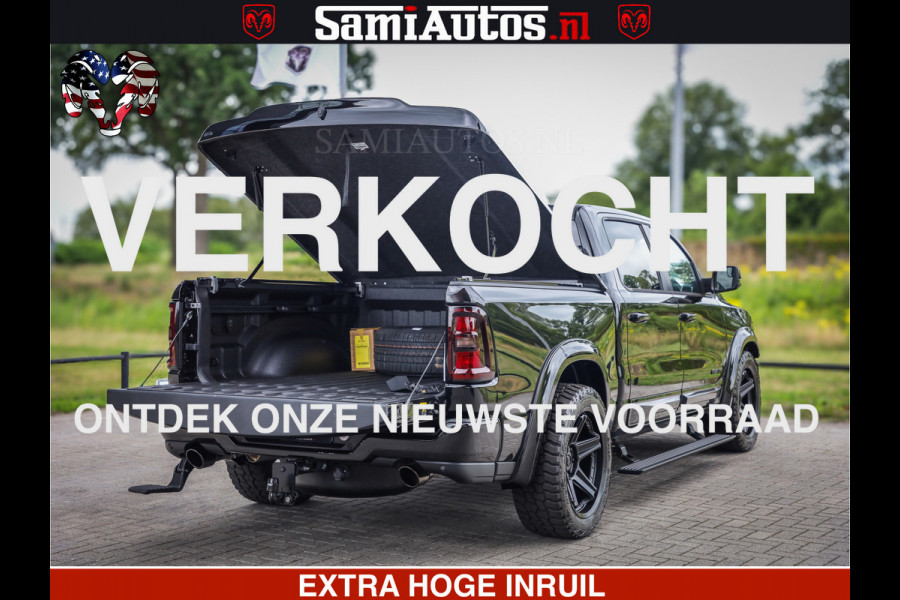 Dodge Ram 1500 Night Premium | Full Option | De Meest Luxe Pick-Up in zijn Klasse | Comfortabele Dubbele Cabine met Royale 5 Zitplaatsen | BPM vrij | Nu Leverbaar uit Voorraad | Voorraad Nr 2282 - 3332