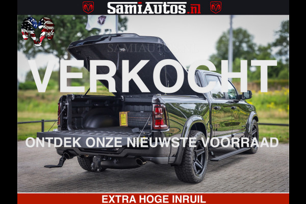 Dodge Ram 1500 Night Premium | Full Option | De Meest Luxe Pick-Up in zijn Klasse | Comfortabele Dubbele Cabine met Royale 5 Zitplaatsen | BPM vrij | Nu Leverbaar uit Voorraad | Voorraad Nr 2282 - 3332