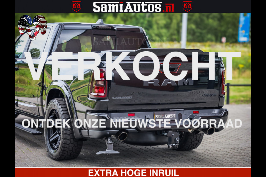 Dodge Ram 1500 Night Premium | Full Option | De Meest Luxe Pick-Up in zijn Klasse | Comfortabele Dubbele Cabine met Royale 5 Zitplaatsen | BPM vrij | Nu Leverbaar uit Voorraad | Voorraad Nr 2282 - 3332