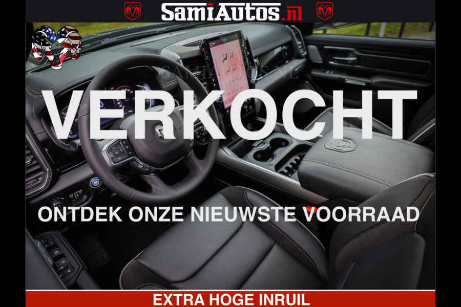 Dodge Ram 1500 Night Premium | Full Option | De Meest Luxe Pick-Up in zijn Klasse | Comfortabele Dubbele Cabine met Royale 5 Zitplaatsen | BPM vrij | Nu Leverbaar uit Voorraad | Voorraad Nr 2282 - 3332