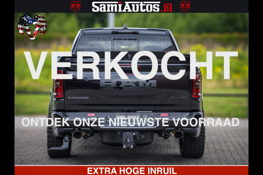Dodge Ram 1500 Night Premium | Full Option | De Meest Luxe Pick-Up in zijn Klasse | Comfortabele Dubbele Cabine met Royale 5 Zitplaatsen | BPM vrij | Nu Leverbaar uit Voorraad | Voorraad Nr 2282 - 3332