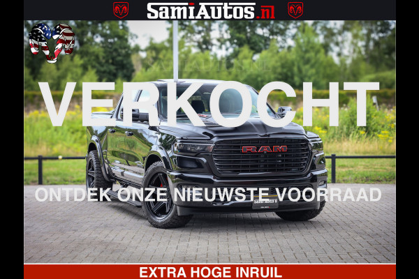 Dodge Ram 1500 Night Premium | Full Option | De Meest Luxe Pick-Up in zijn Klasse | Comfortabele Dubbele Cabine met Royale 5 Zitplaatsen | BPM vrij | Nu Leverbaar uit Voorraad | Voorraad Nr 2282 - 3332