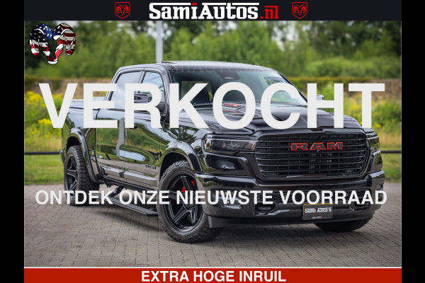 Dodge Ram 1500 Night Premium | Full Option | De Meest Luxe Pick-Up in zijn Klasse | Comfortabele Dubbele Cabine met Royale 5 Zitplaatsen | BPM vrij | Nu Leverbaar uit Voorraad | Voorraad Nr 2282 - 3332