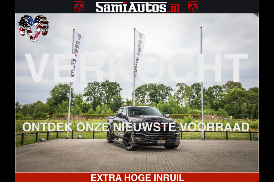 Dodge Ram 1500 Night Premium | Full Option | De Meest Luxe Pick-Up in zijn Klasse | Comfortabele Dubbele Cabine met Royale 5 Zitplaatsen | BPM vrij | Nu Leverbaar uit Voorraad | Voorraad Nr 2282 - 3332