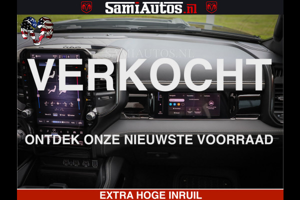 Dodge Ram 1500 Limited Demo Night High Output 540HP 706Nm | Massage + Full Option | De Meest Luxe en Volle Pick-Up in zijn Klasse | Comfortabele Dubbele Cabine met Royale 5 Zitplaatsen | BPM vrij | Nu Leverbaar uit Voorraad | Voorraad Nr 2263 - V76JVF