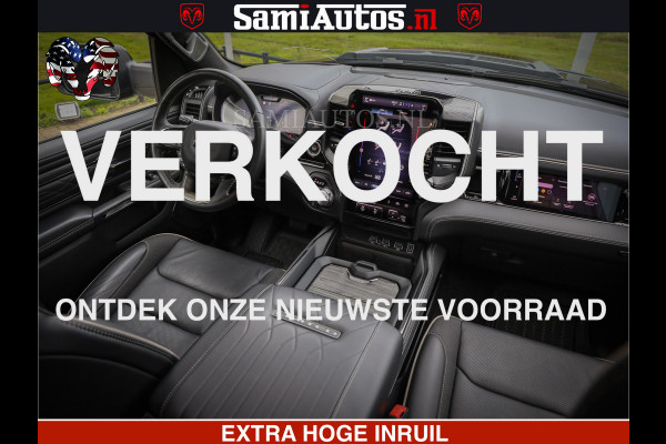 Dodge Ram 1500 Limited Demo Night High Output 540HP 706Nm | Massage + Full Option | De Meest Luxe en Volle Pick-Up in zijn Klasse | Comfortabele Dubbele Cabine met Royale 5 Zitplaatsen | BPM vrij | Nu Leverbaar uit Voorraad | Voorraad Nr 2263 - V76JVF