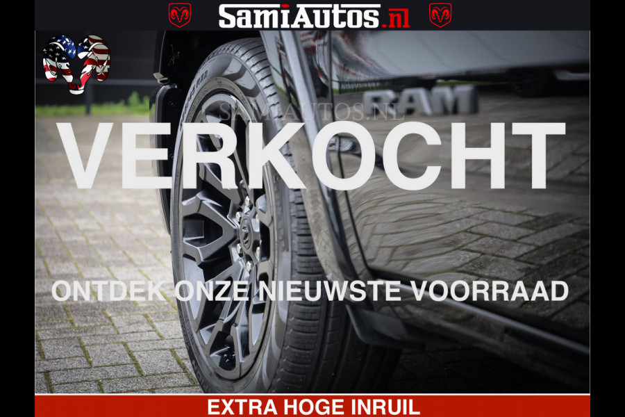 Dodge Ram 1500 Limited Demo Night High Output 540HP 706Nm | Massage + Full Option | De Meest Luxe en Volle Pick-Up in zijn Klasse | Comfortabele Dubbele Cabine met Royale 5 Zitplaatsen | BPM vrij | Nu Leverbaar uit Voorraad | Voorraad Nr 2263 - V76JVF