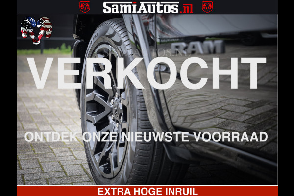 Dodge Ram 1500 Limited Demo Night High Output 540HP 706Nm | Massage + Full Option | De Meest Luxe en Volle Pick-Up in zijn Klasse | Comfortabele Dubbele Cabine met Royale 5 Zitplaatsen | BPM vrij | Nu Leverbaar uit Voorraad | Voorraad Nr 2263 - V76JVF