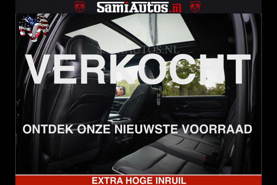 Dodge Ram 1500 Limited Demo Night High Output 540HP 706Nm | Massage + Full Option | De Meest Luxe en Volle Pick-Up in zijn Klasse | Comfortabele Dubbele Cabine met Royale 5 Zitplaatsen | BPM vrij | Nu Leverbaar uit Voorraad | Voorraad Nr 2263 - V76JVF