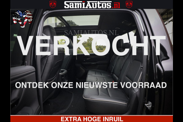Dodge Ram 1500 Limited Demo Night High Output 540HP 706Nm | Massage + Full Option | De Meest Luxe en Volle Pick-Up in zijn Klasse | Comfortabele Dubbele Cabine met Royale 5 Zitplaatsen | BPM vrij | Nu Leverbaar uit Voorraad | Voorraad Nr 2263 - V76JVF