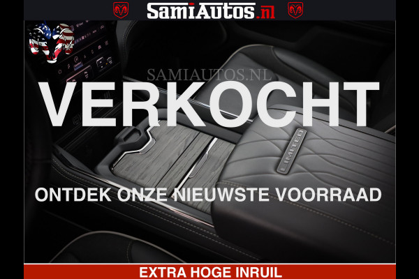 Dodge Ram 1500 Limited Demo Night High Output 540HP 706Nm | Massage + Full Option | De Meest Luxe en Volle Pick-Up in zijn Klasse | Comfortabele Dubbele Cabine met Royale 5 Zitplaatsen | BPM vrij | Nu Leverbaar uit Voorraad | Voorraad Nr 2263 - V76JVF