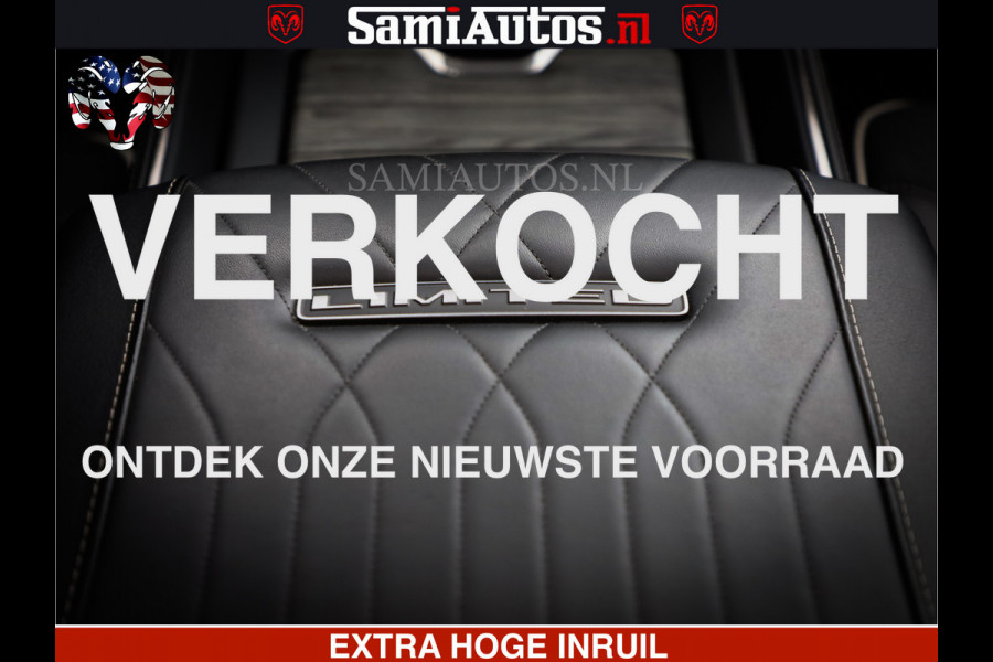 Dodge Ram 1500 Limited Demo Night High Output 540HP 706Nm | Massage + Full Option | De Meest Luxe en Volle Pick-Up in zijn Klasse | Comfortabele Dubbele Cabine met Royale 5 Zitplaatsen | BPM vrij | Nu Leverbaar uit Voorraad | Voorraad Nr 2263 - V76JVF