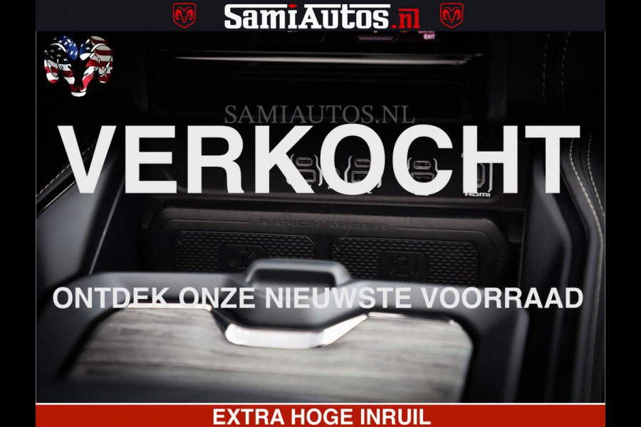 Dodge Ram 1500 Limited Demo Night High Output 540HP 706Nm | Massage + Full Option | De Meest Luxe en Volle Pick-Up in zijn Klasse | Comfortabele Dubbele Cabine met Royale 5 Zitplaatsen | BPM vrij | Nu Leverbaar uit Voorraad | Voorraad Nr 2263 - V76JVF
