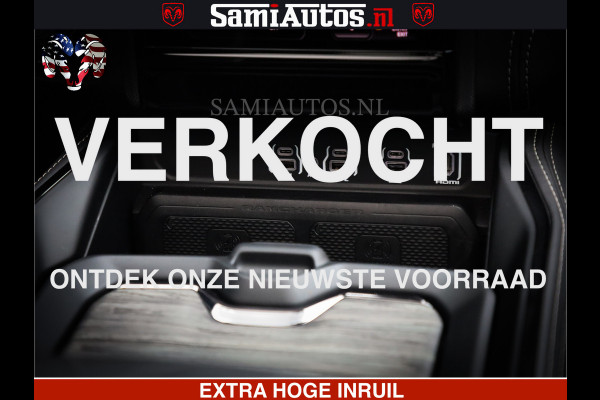 Dodge Ram 1500 Limited Demo Night High Output 540HP 706Nm | Massage + Full Option | De Meest Luxe en Volle Pick-Up in zijn Klasse | Comfortabele Dubbele Cabine met Royale 5 Zitplaatsen | BPM vrij | Nu Leverbaar uit Voorraad | Voorraad Nr 2263 - V76JVF