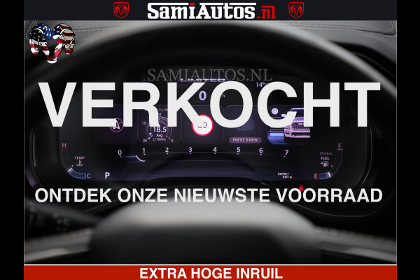 Dodge Ram 1500 Limited Demo Night High Output 540HP 706Nm | Massage + Full Option | De Meest Luxe en Volle Pick-Up in zijn Klasse | Comfortabele Dubbele Cabine met Royale 5 Zitplaatsen | BPM vrij | Nu Leverbaar uit Voorraad | Voorraad Nr 2263 - V76JVF