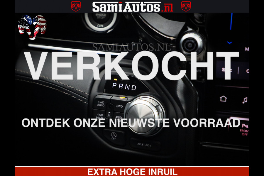 Dodge Ram 1500 Limited Demo Night High Output 540HP 706Nm | Massage + Full Option | De Meest Luxe en Volle Pick-Up in zijn Klasse | Comfortabele Dubbele Cabine met Royale 5 Zitplaatsen | BPM vrij | Nu Leverbaar uit Voorraad | Voorraad Nr 2263 - V76JVF