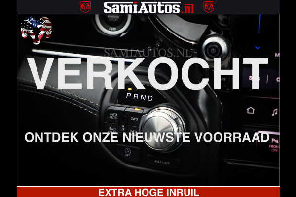 Dodge Ram 1500 Limited Demo Night High Output 540HP 706Nm | Massage + Full Option | De Meest Luxe en Volle Pick-Up in zijn Klasse | Comfortabele Dubbele Cabine met Royale 5 Zitplaatsen | BPM vrij | Nu Leverbaar uit Voorraad | Voorraad Nr 2263 - V76JVF