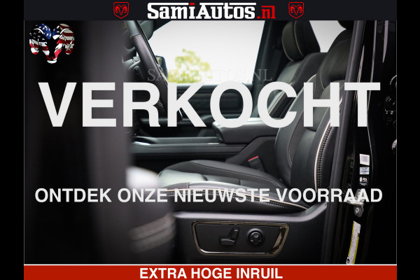 Dodge Ram 1500 Limited Demo Night High Output 540HP 706Nm | Massage + Full Option | De Meest Luxe en Volle Pick-Up in zijn Klasse | Comfortabele Dubbele Cabine met Royale 5 Zitplaatsen | BPM vrij | Nu Leverbaar uit Voorraad | Voorraad Nr 2263 - V76JVF