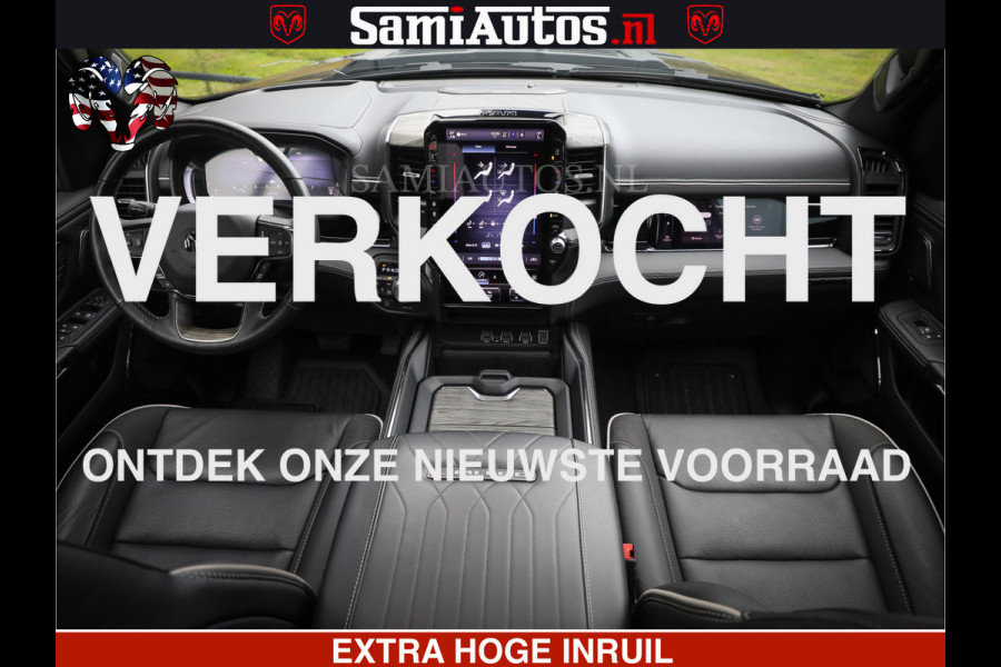 Dodge Ram 1500 Limited Demo Night High Output 540HP 706Nm | Massage + Full Option | De Meest Luxe en Volle Pick-Up in zijn Klasse | Comfortabele Dubbele Cabine met Royale 5 Zitplaatsen | BPM vrij | Nu Leverbaar uit Voorraad | Voorraad Nr 2263 - V76JVF