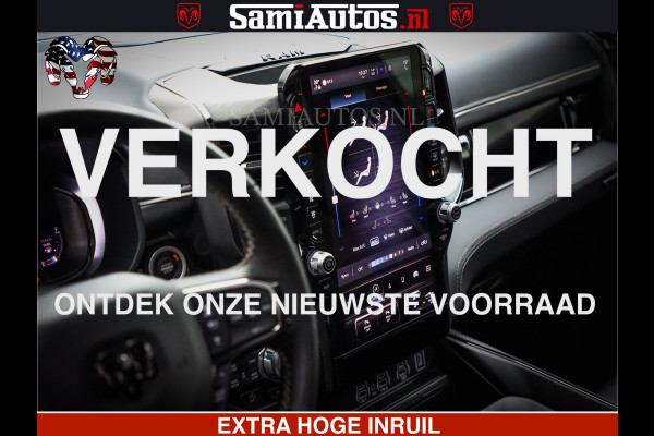 Dodge Ram 1500 Limited Demo Night High Output 540HP 706Nm | Massage + Full Option | De Meest Luxe en Volle Pick-Up in zijn Klasse | Comfortabele Dubbele Cabine met Royale 5 Zitplaatsen | BPM vrij | Nu Leverbaar uit Voorraad | Voorraad Nr 2263 - V76JVF