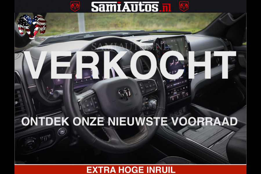 Dodge Ram 1500 Limited Demo Night High Output 540HP 706Nm | Massage + Full Option | De Meest Luxe en Volle Pick-Up in zijn Klasse | Comfortabele Dubbele Cabine met Royale 5 Zitplaatsen | BPM vrij | Nu Leverbaar uit Voorraad | Voorraad Nr 2263 - V76JVF