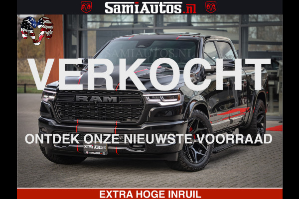 Dodge Ram 1500 Limited High Output 540HP 706Nm | Massage + Full Option | De Meest Luxe en Volle Pick-Up in zijn Klasse | Comfortabele Dubbele Cabine met Royale 5 Zitplaatsen | HULK PACK MEERPRIJS |  Voorraad Nr 2318 - 5415