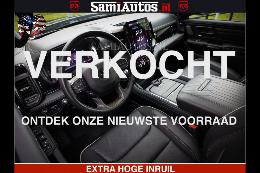 Dodge Ram 1500 Limited Demo Night High Output 540HP 706Nm | Massage + Full Option | De Meest Luxe en Volle Pick-Up in zijn Klasse | Comfortabele Dubbele Cabine met Royale 5 Zitplaatsen | BPM vrij | Nu Leverbaar uit Voorraad | Voorraad Nr 2263 - V76JVF