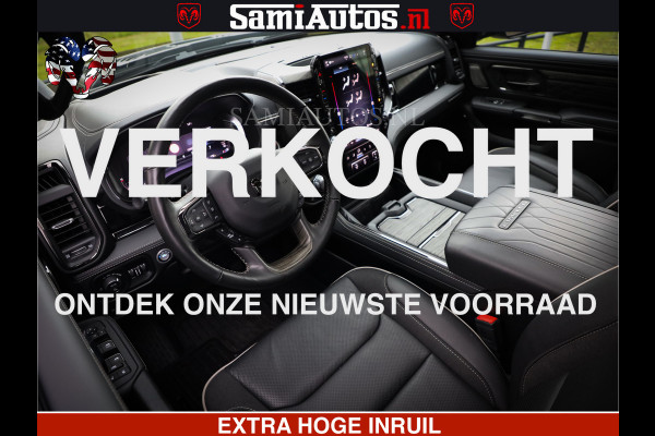 Dodge Ram 1500 Limited Demo Night High Output 540HP 706Nm | Massage + Full Option | De Meest Luxe en Volle Pick-Up in zijn Klasse | Comfortabele Dubbele Cabine met Royale 5 Zitplaatsen | BPM vrij | Nu Leverbaar uit Voorraad | Voorraad Nr 2263 - V76JVF