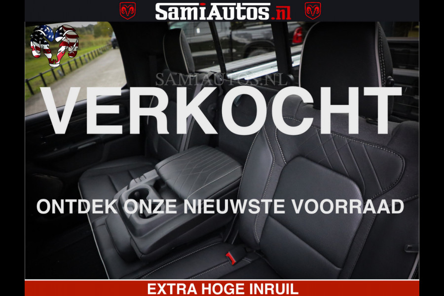 Dodge Ram 1500 Limited Demo Night High Output 540HP 706Nm | Massage + Full Option | De Meest Luxe en Volle Pick-Up in zijn Klasse | Comfortabele Dubbele Cabine met Royale 5 Zitplaatsen | BPM vrij | Nu Leverbaar uit Voorraad | Voorraad Nr 2263 - V76JVF