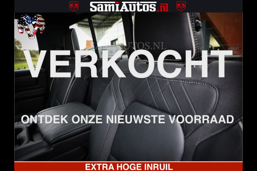 Dodge Ram 1500 Limited Demo Night High Output 540HP 706Nm | Massage + Full Option | De Meest Luxe en Volle Pick-Up in zijn Klasse | Comfortabele Dubbele Cabine met Royale 5 Zitplaatsen | BPM vrij | Nu Leverbaar uit Voorraad | Voorraad Nr 2263 - V76JVF