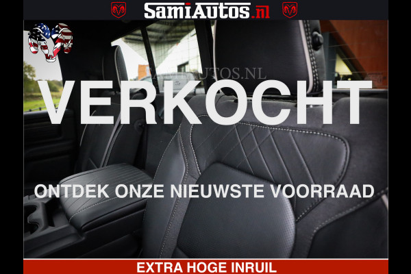 Dodge Ram 1500 Limited Demo Night High Output 540HP 706Nm | Massage + Full Option | De Meest Luxe en Volle Pick-Up in zijn Klasse | Comfortabele Dubbele Cabine met Royale 5 Zitplaatsen | BPM vrij | Nu Leverbaar uit Voorraad | Voorraad Nr 2263 - V76JVF