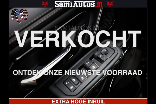 Dodge Ram 1500 Limited Demo Night High Output 540HP 706Nm | Massage + Full Option | De Meest Luxe en Volle Pick-Up in zijn Klasse | Comfortabele Dubbele Cabine met Royale 5 Zitplaatsen | BPM vrij | Nu Leverbaar uit Voorraad | Voorraad Nr 2263 - V76JVF