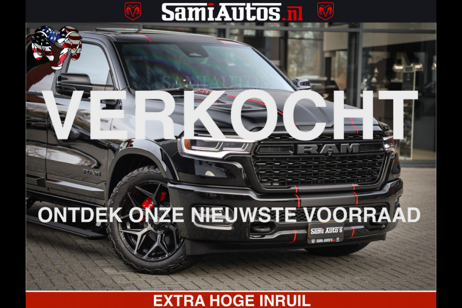 Dodge Ram 1500 Limited High Output 540HP 706Nm | Massage + Full Option | De Meest Luxe en Volle Pick-Up in zijn Klasse | Comfortabele Dubbele Cabine met Royale 5 Zitplaatsen | HULK PACK MEERPRIJS |  Voorraad Nr 2318 - 5415