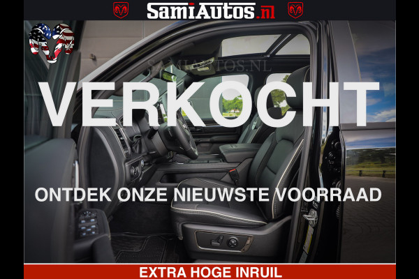 Dodge Ram 1500 Limited High Output 540HP 706Nm | Massage + Full Option | De Meest Luxe en Volle Pick-Up in zijn Klasse | Comfortabele Dubbele Cabine met Royale 5 Zitplaatsen | HULK PACK MEERPRIJS |  Voorraad Nr 2318 - 5415
