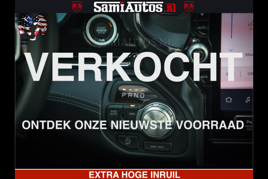 Dodge Ram 1500 Limited High Output 540HP 706Nm | Massage + Full Option | De Meest Luxe en Volle Pick-Up in zijn Klasse | Comfortabele Dubbele Cabine met Royale 5 Zitplaatsen | HULK PACK MEERPRIJS |  Voorraad Nr 2318 - 5415