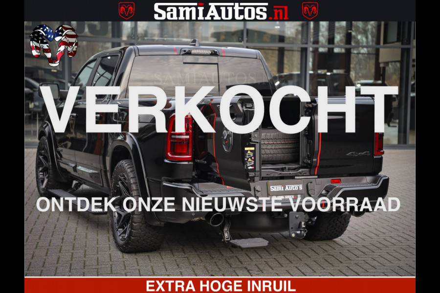 Dodge Ram 1500 Limited High Output 540HP 706Nm | Massage + Full Option | De Meest Luxe en Volle Pick-Up in zijn Klasse | Comfortabele Dubbele Cabine met Royale 5 Zitplaatsen | HULK PACK MEERPRIJS |  Voorraad Nr 2318 - 5415