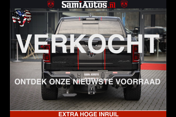 Dodge Ram 1500 Limited High Output 540HP 706Nm | Massage + Full Option | De Meest Luxe en Volle Pick-Up in zijn Klasse | Comfortabele Dubbele Cabine met Royale 5 Zitplaatsen | HULK PACK MEERPRIJS |  Voorraad Nr 2318 - 5415