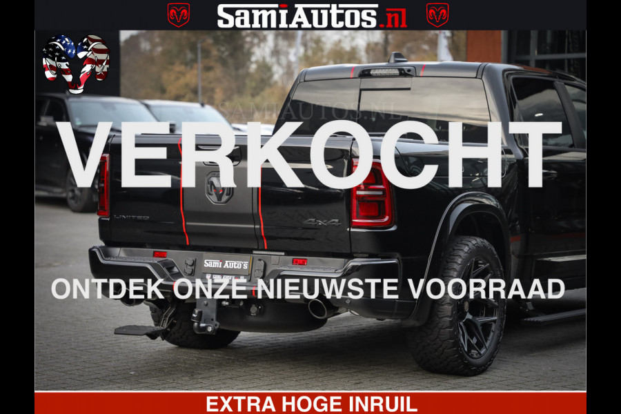 Dodge Ram 1500 Limited High Output 540HP 706Nm | Massage + Full Option | De Meest Luxe en Volle Pick-Up in zijn Klasse | Comfortabele Dubbele Cabine met Royale 5 Zitplaatsen | HULK PACK MEERPRIJS |  Voorraad Nr 2318 - 5415